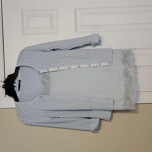 Maurices sweater set.  Tank and cardigan,  both size medium.  Baby blue.